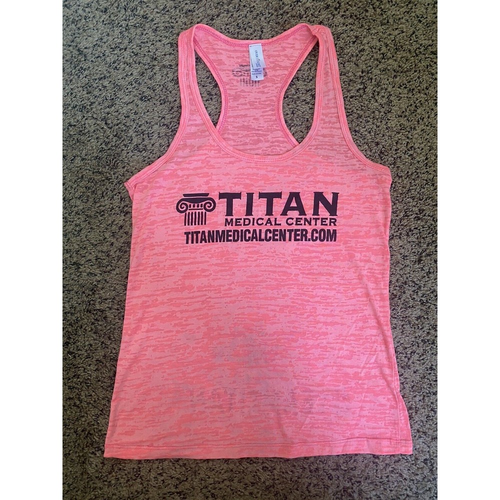 Over the Limit Apparel pink graphic tank size S